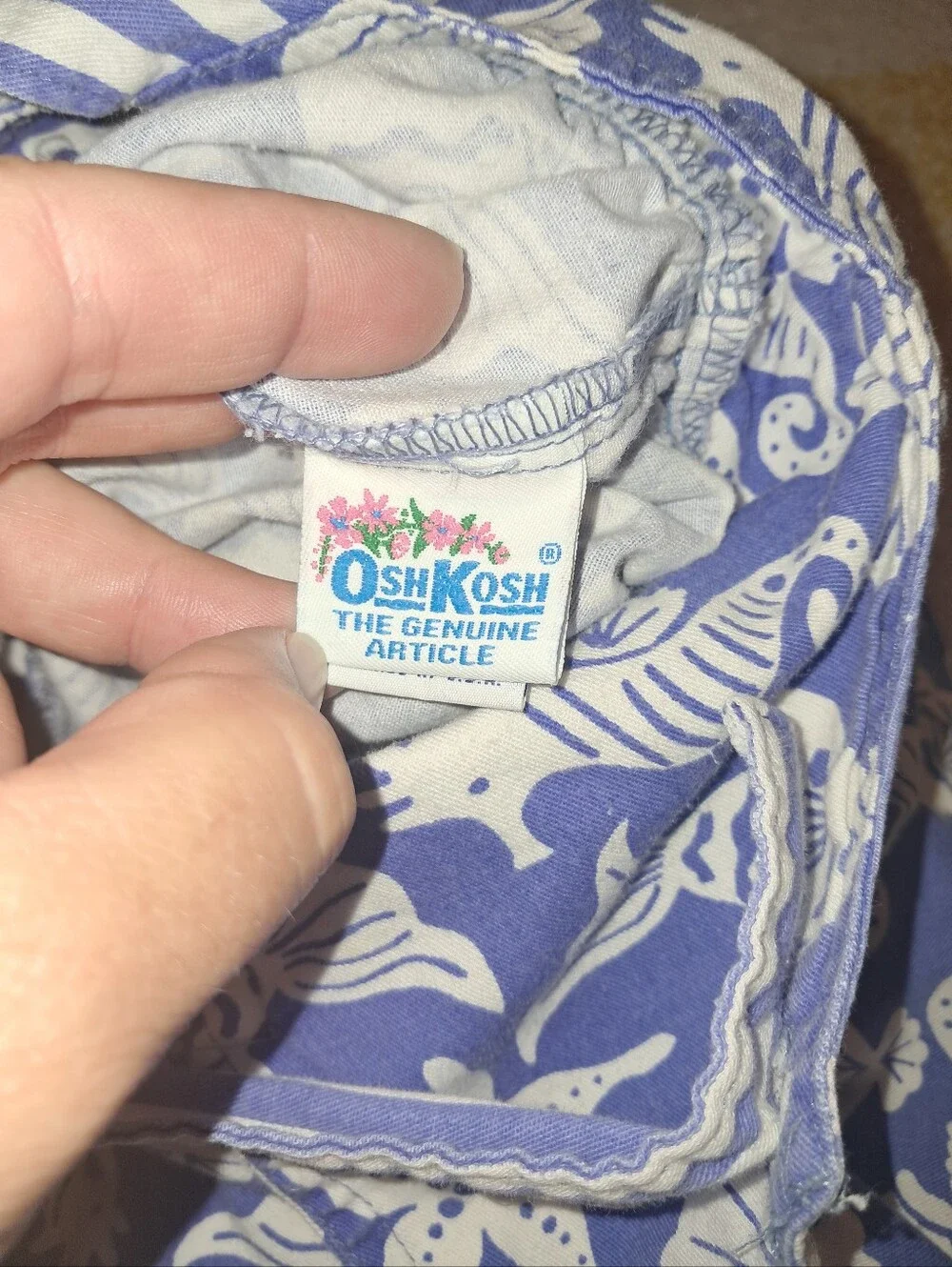 Vintage Oshkosh b'gosh brand Little girls size 6, 100% cotton, dress